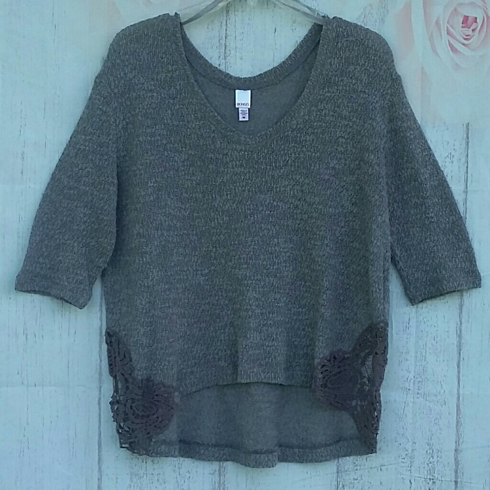 Bongo Knit Top Blouse Pullover Medium Women's Closet Clear Out Make Offer